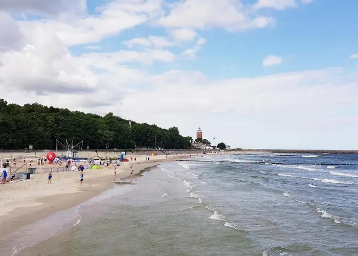 Lägenhet Apartament Z Garazem W Kolobrzegu Kołobrzeg